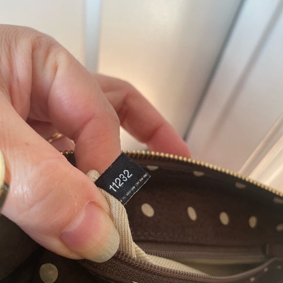 "Chestnut Grace" Kate Spade Italian Suede Shoulder Bag -- Holiday Gift Ready - Picture 13 of 15